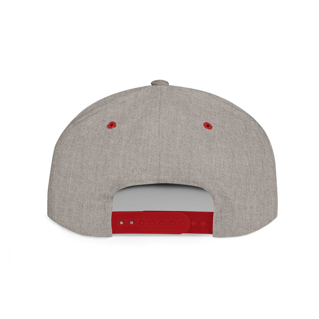 Heraldic Crest Lion Emblem flat bill snapback | Embroidered Logo Cap