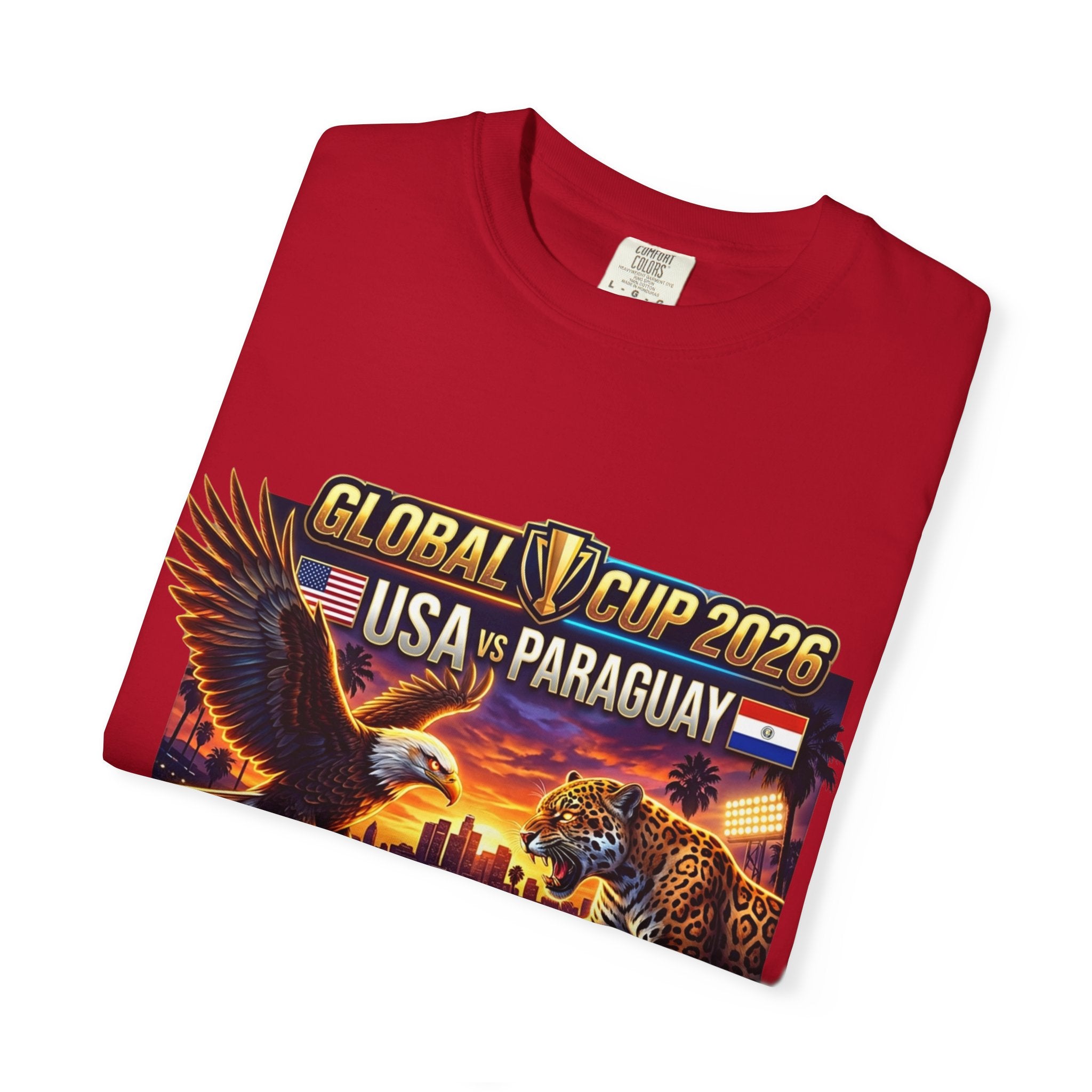 USA vs Paraguay Global Cup 2026 T-shirt | Soccer Final Los Angeles Stadium