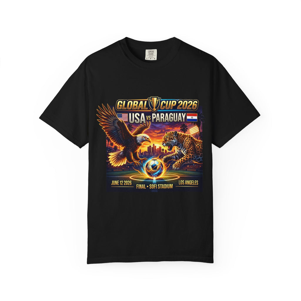 USA vs Paraguay Global Cup 2026 T-shirt | Soccer Final Los Angeles Stadium