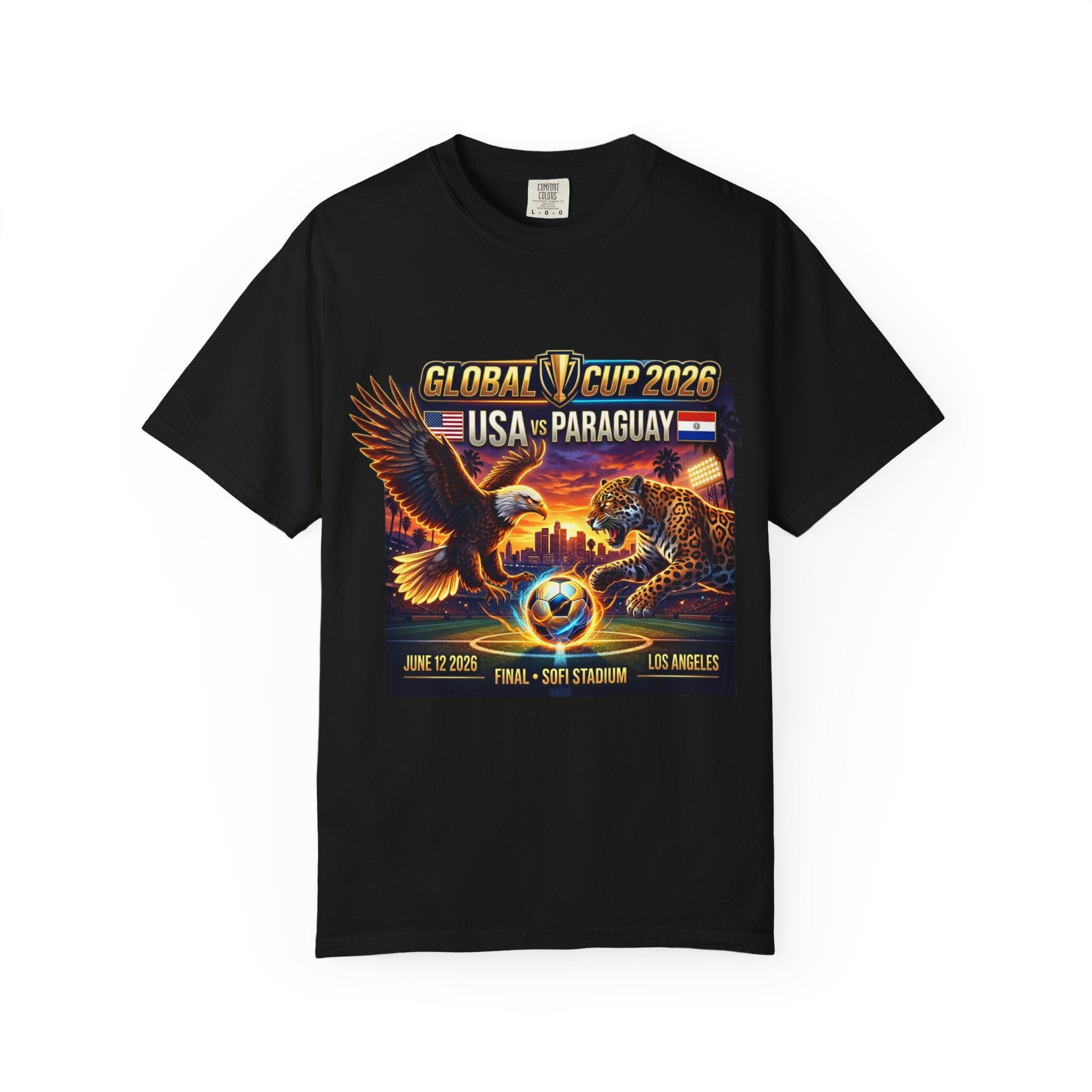 USA vs Paraguay Global Cup 2026 T-shirt | Soccer Final Los Angeles Stadium