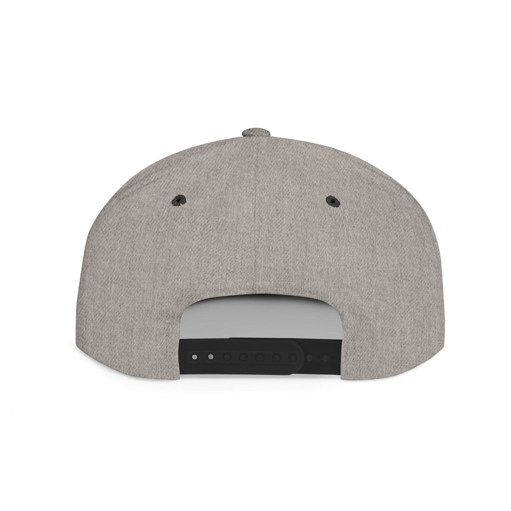 Heraldic Crest Lion Emblem flat bill snapback | Embroidered Logo Cap