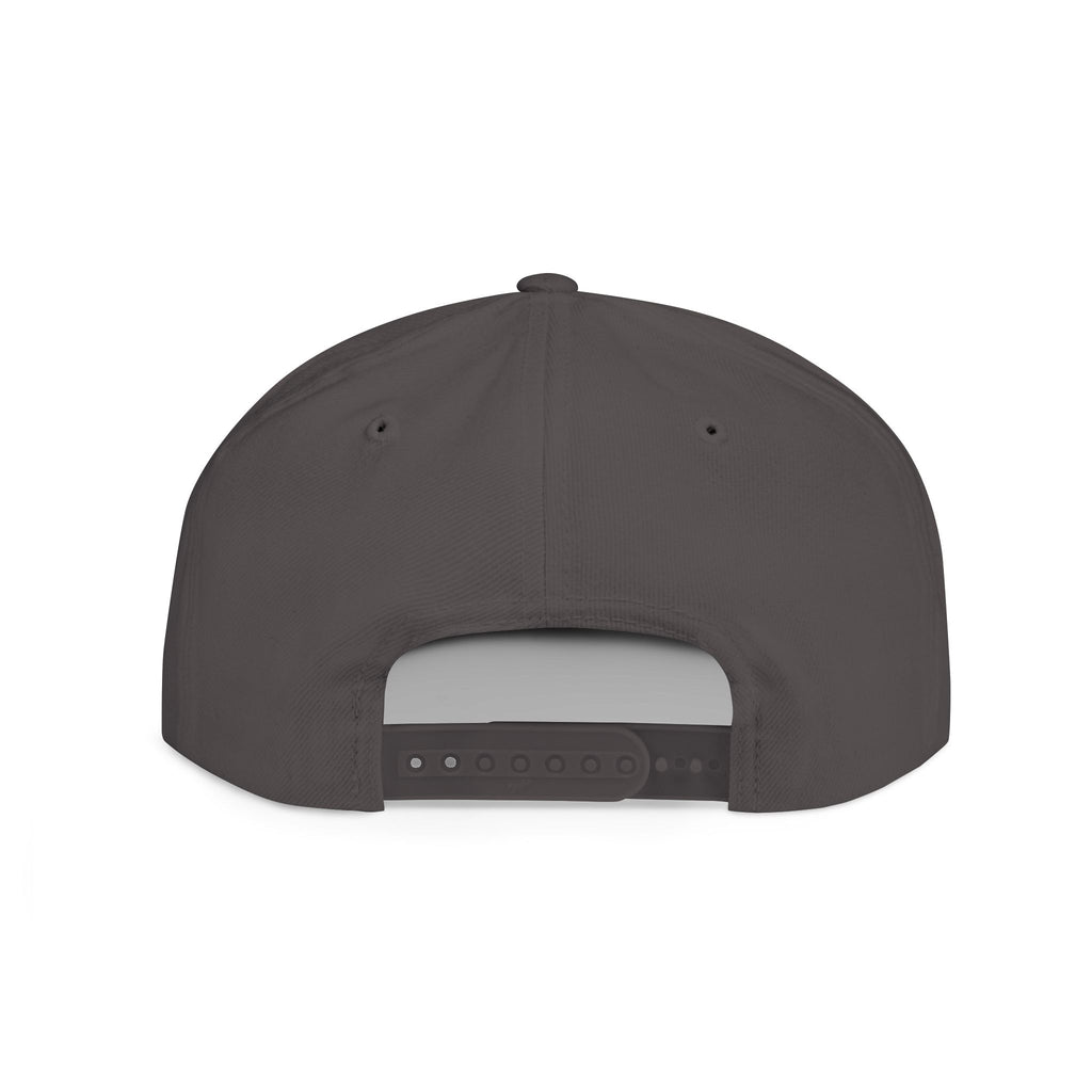 Heraldic Crest Lion Emblem flat bill snapback | Embroidered Logo Cap