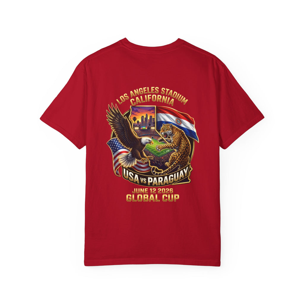 USA vs Paraguay Global Cup 2026 T-shirt | Soccer Final Los Angeles Stadium