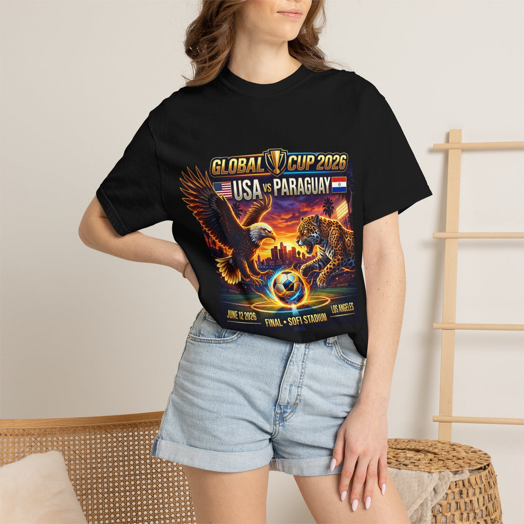 USA vs Paraguay Global Cup 2026 T-shirt | Soccer Final Los Angeles Stadium