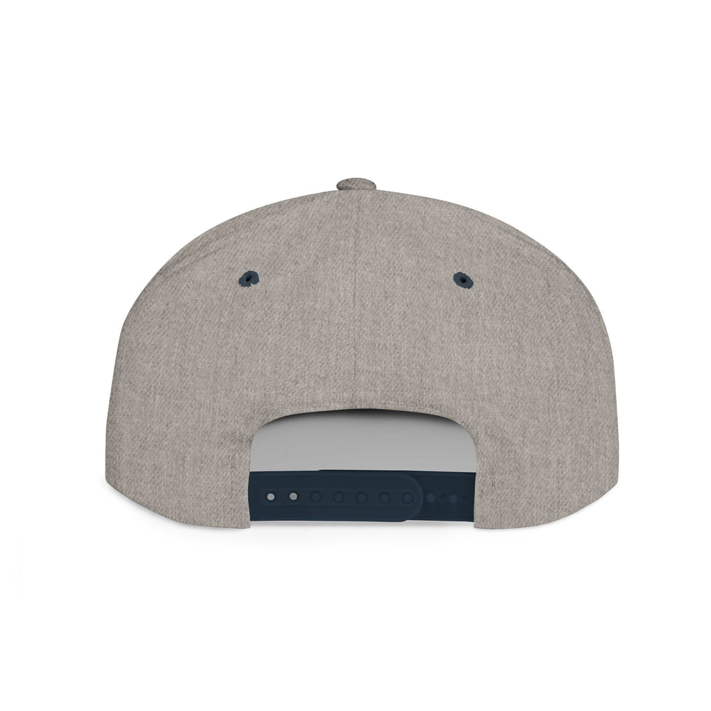 Heraldic Crest Lion Emblem flat bill snapback | Embroidered Logo Cap