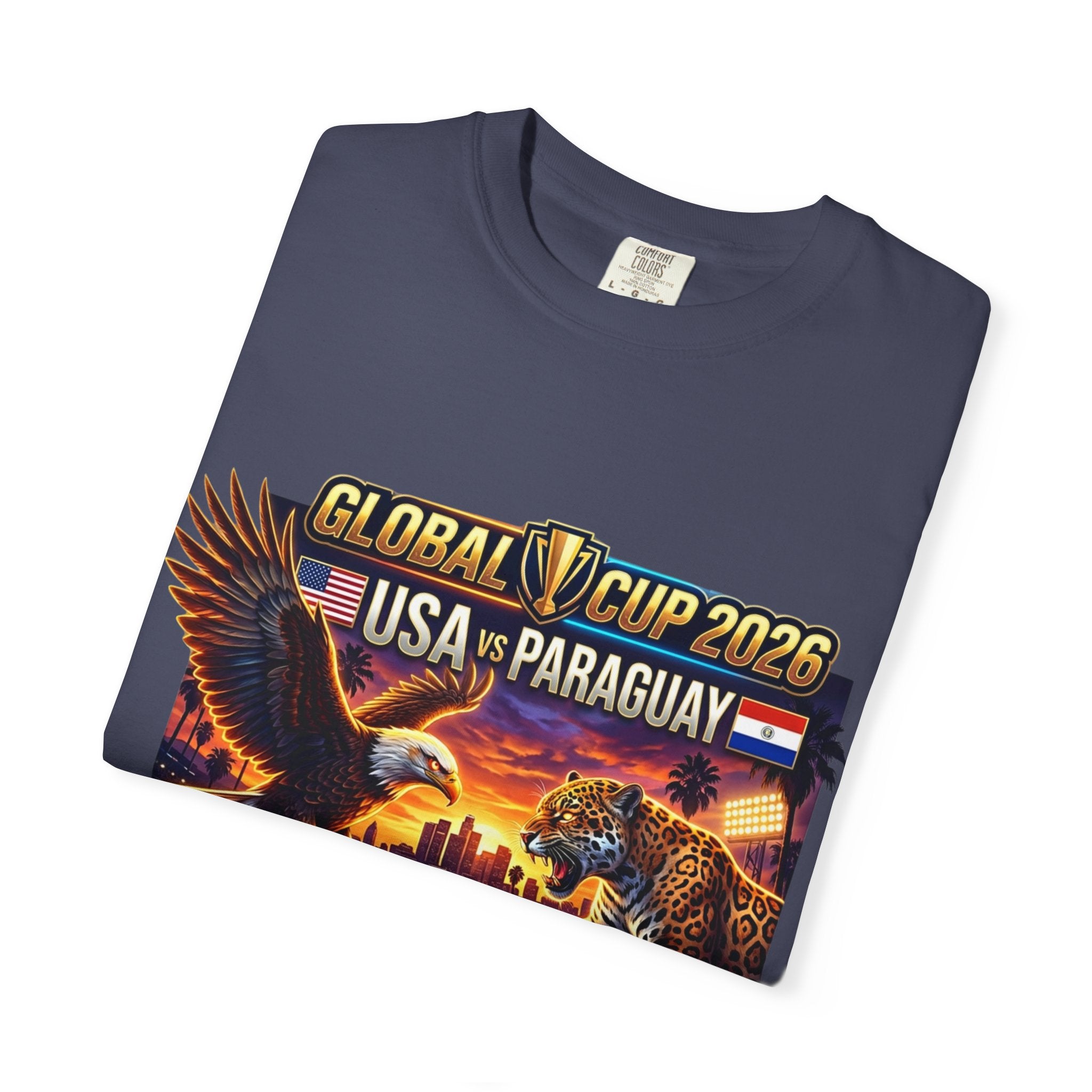 USA vs Paraguay Global Cup 2026 T-shirt | Soccer Final Los Angeles Stadium